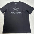 Arc'teryx Arc'Word Logo SS T-Shirt Men's S Black 100% Supima Cotton