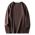 Men Thermal Top Base Layer Shirt 95% Polyester 5% Spandex Thickened Fabric