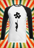 Banksy Balloon Girl Cool Funny Men Women Long Short Sleeve Baseball T Shirt 457