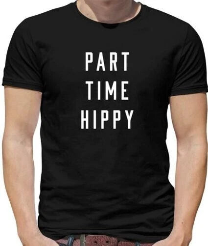 Part Time Hippie Mens - Flower Power - Hippie - 1960s - 60's - Peace