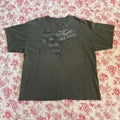 Early 2000s Grunge Affliction Army Green tougher than nails Graphic T Shirt!