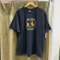 VTG Y2K Not Now Im Busy Gaming Gamer Black Gildan Heavy Cotton T-shirt XL