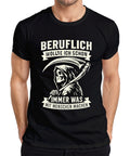 Always Wanted To Do Something With People Grim Reaper Humor Gothic Retr Mens T-Shirt