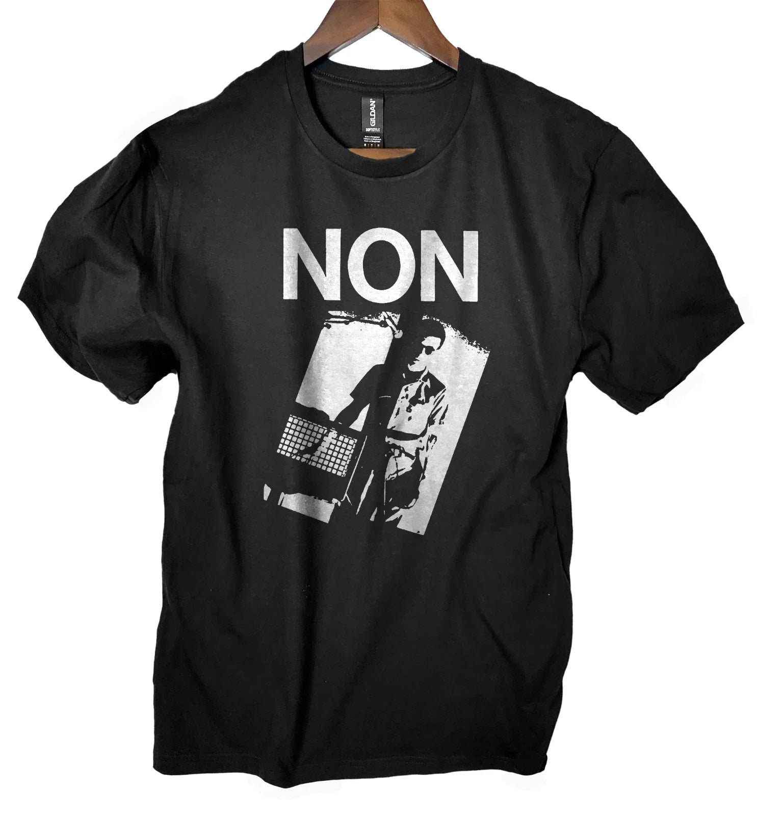 NON  t shirt  pagan musak fad gadget death in june
