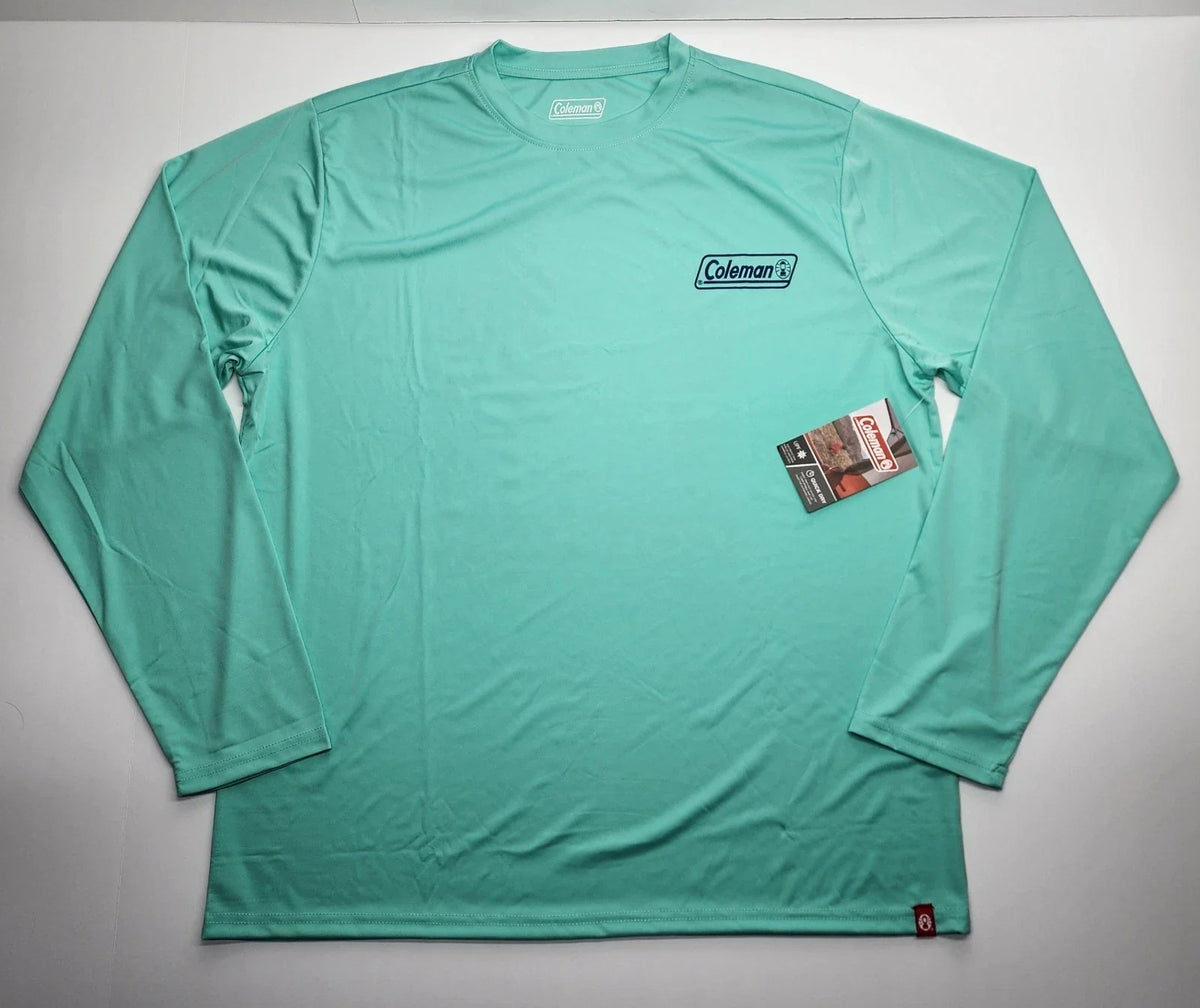 Coleman Long Sleeve Shirt UPF 50 & Quick Dry New With Tags Te