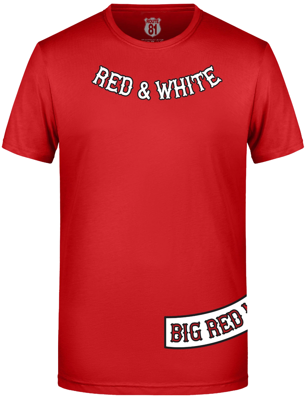 New Hells Angels Support 81 Big Red Machine T-Shirt World Siderocker Red