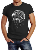 Men's Eagle Print Slim Fit Neverless® T-Shirt