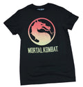 Mortal Kombat Adult New T-Shirt - Red To Yellow Simple Fade Logo
