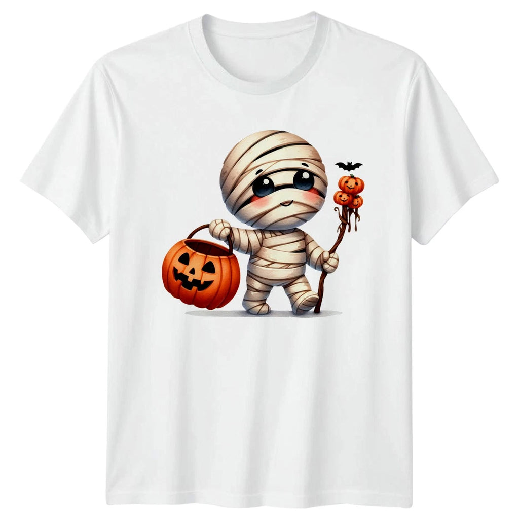 Cute Halloween Mummy Trick Treat T-Shirt Mummy Halloween Gift For Him And Her