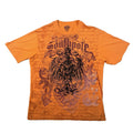 Southpole Men's XL Orange Graphic T Shirt Eagle Crest Y2K Streetwear SEE DESCRIP