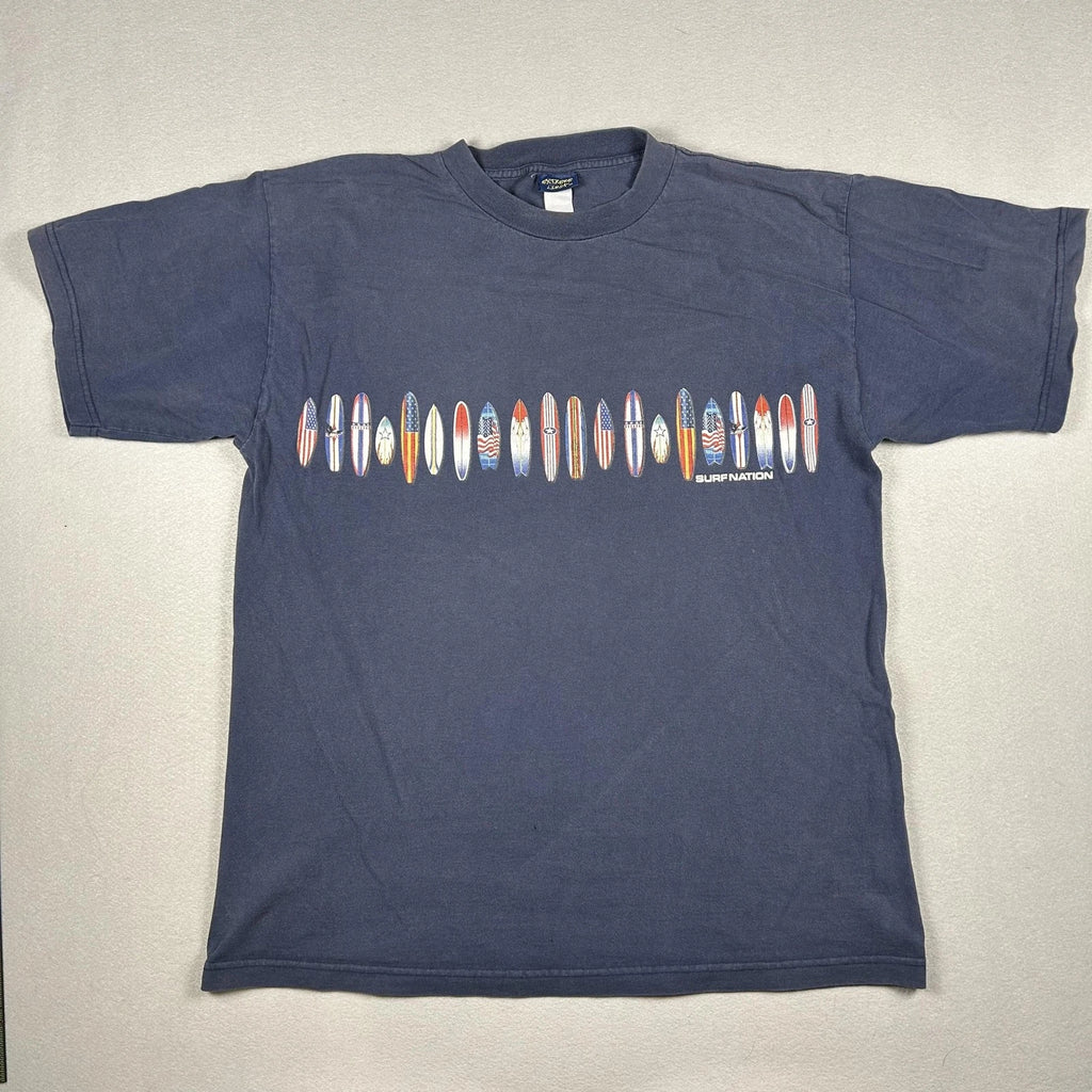 Extreme Limit Shirt Mens Extra Large Blue Surf Nation Surfboards Graphic