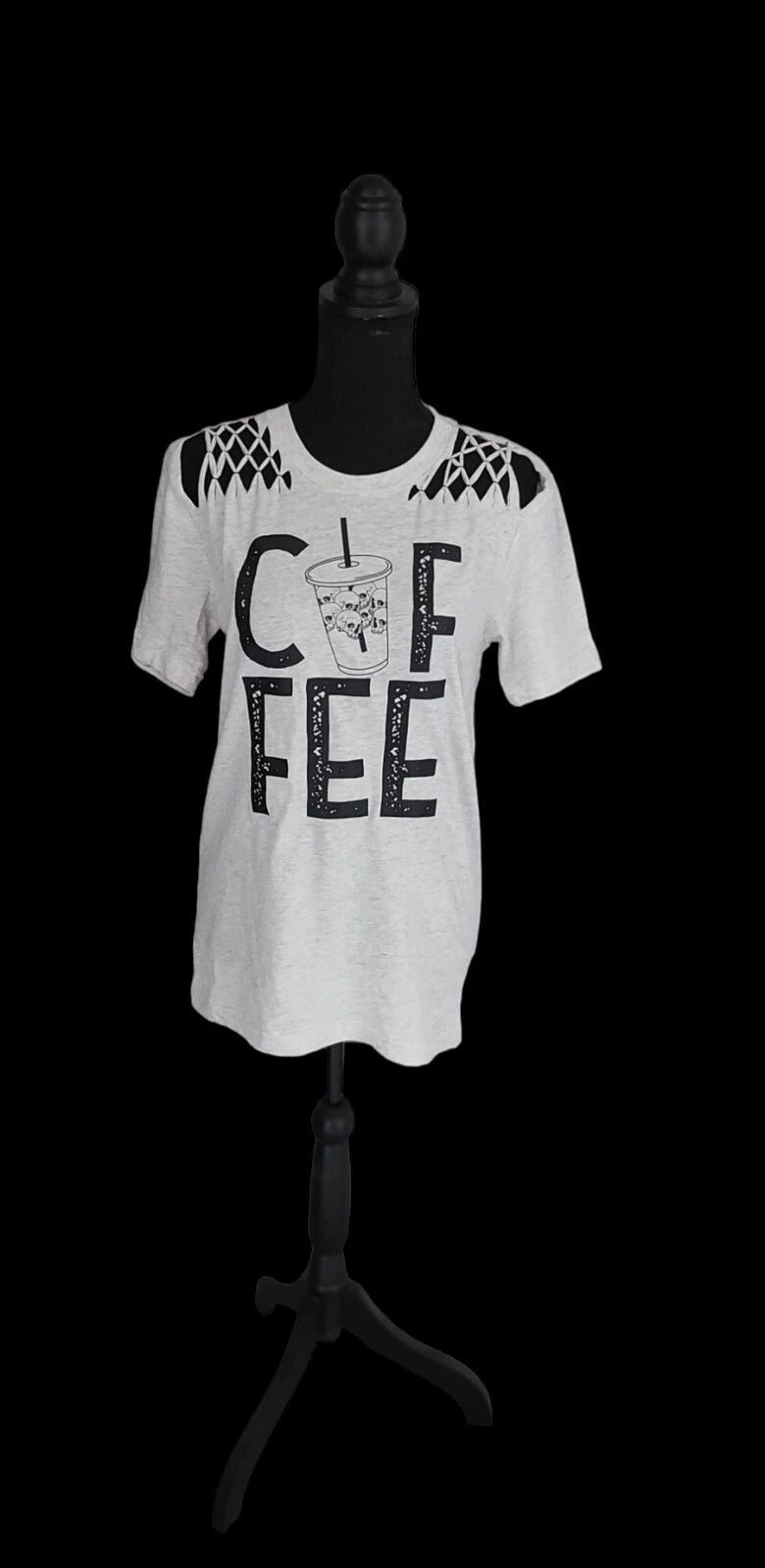 "COFFEE " graphic  T-shirt. Sz. Small.