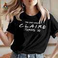 Personalised TSHIRT (535) The One Where Name Turn Thirty 30th Birthday T-shirt