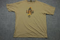 LRG Shirt Mens 3XL Tan Education Through Imagination Graphic Tee Streetwear