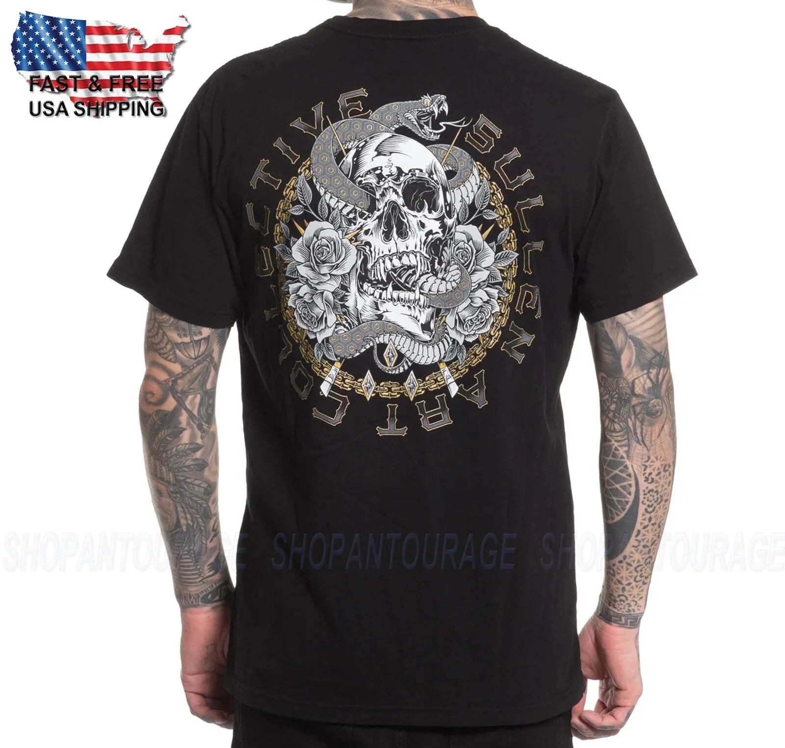 Sullen Art Collective Rituali Premium Fit SCM7058 T-Shirt Per Uomo