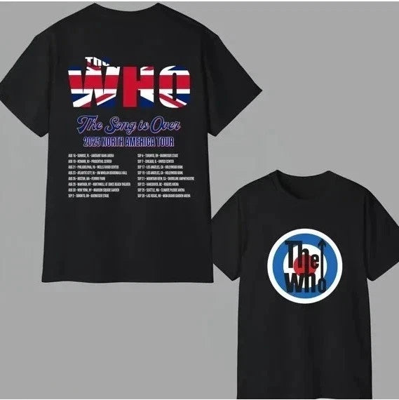 The Who Concert Tour 2025 T-shirt