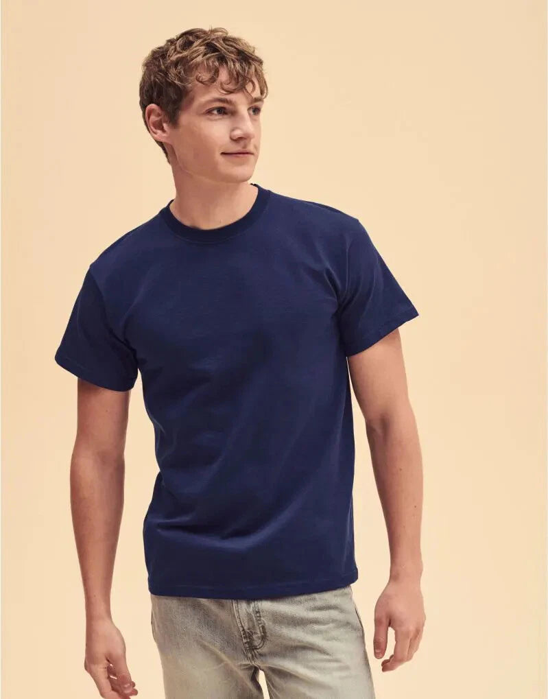 Fruit Of The Loom Mens Heavy Tee Casual Workwear Short Sleeve Cotton T-Shirt