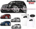 Cadillac Escalade Luxury SUV DigiRods / Koolart Cartoon Car T Shirt S-5X