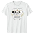 Blessed Highly Favored Anointed T-Shirt Christian Faith Christmas Gift