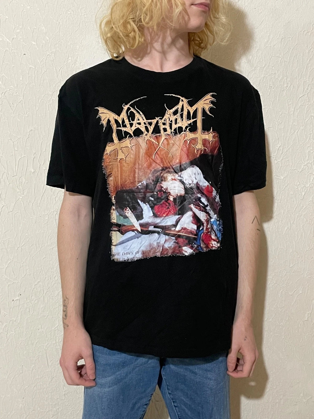 Vintage Mayhem T-shirt Grunge Archive Gothic Rock