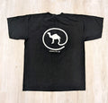 Vintage 90s Camel Cigarettes Men's XL “Where It’s @” Promo T-shirt Black