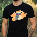 Mens Funny Llama Motif Cotton T-Shirt Size XS to 5XL