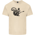 A Squirrel Playing the Guitar Mens Light Cotton T-Shirt