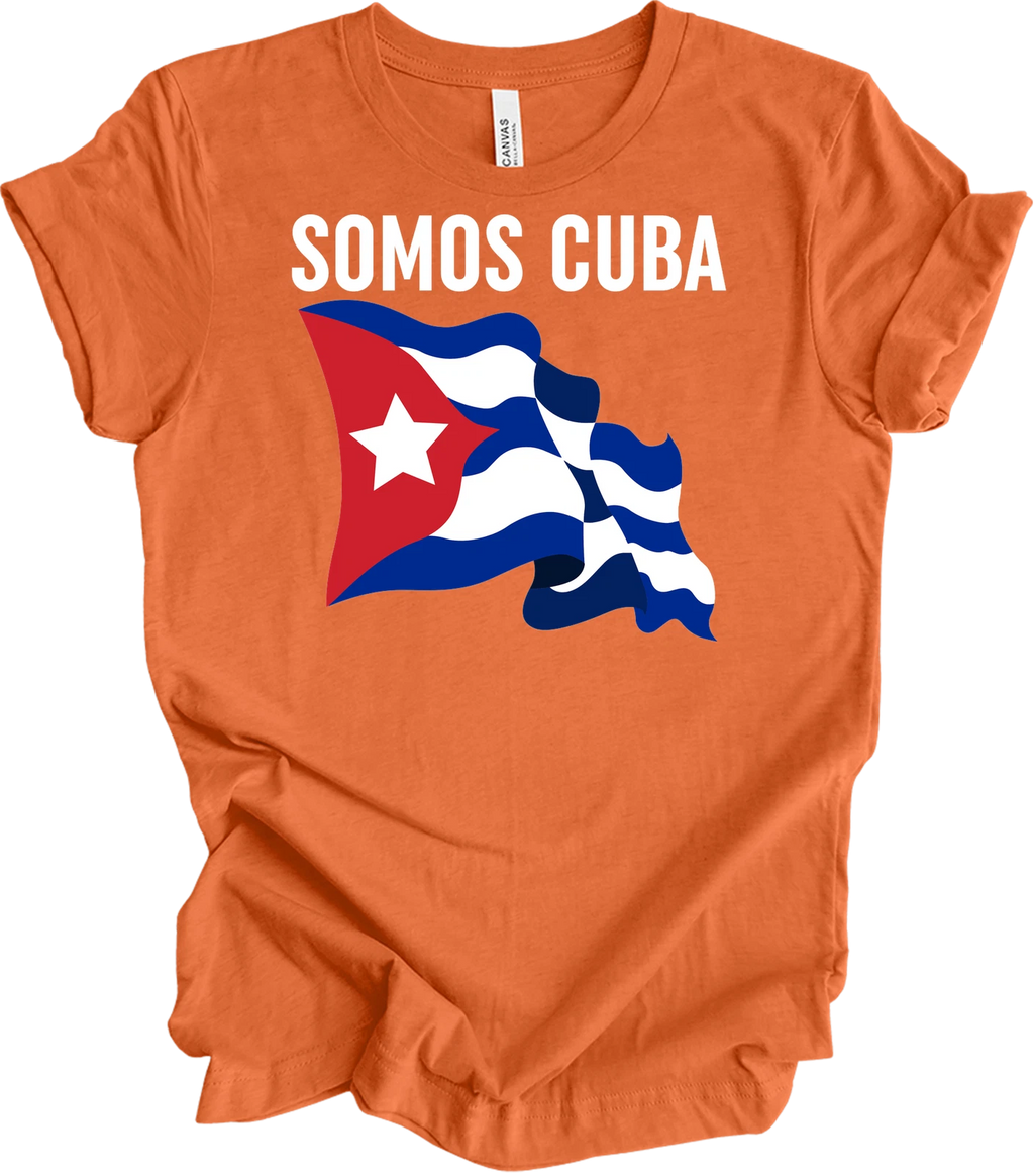 Somos Cuba Flag T-Shirt - Cuban Pride & Culture