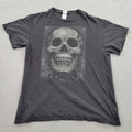 Skull VTG Y2K Shirt Mens Large Delta Black Bandana Graphic Day of the Dead