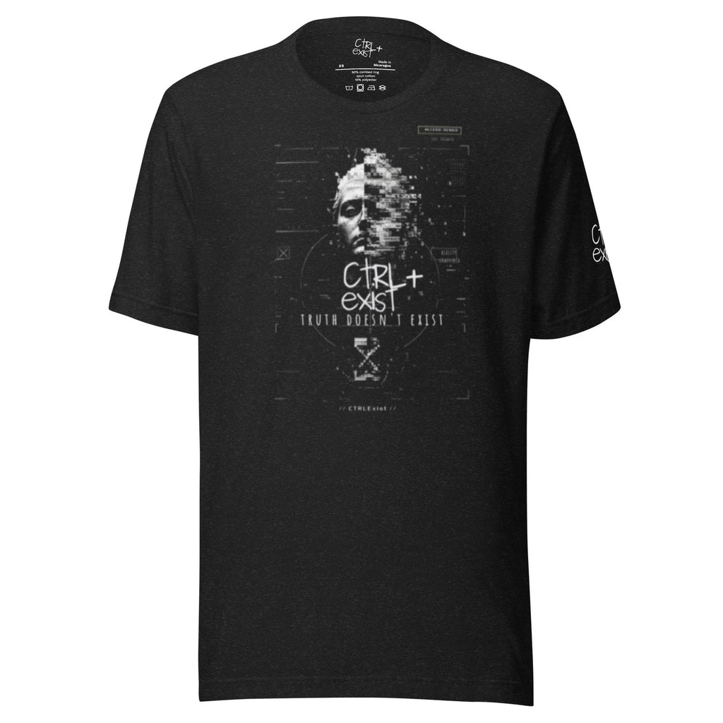 CTRL EXIST Glitch Rabbit Graphic T-Shirt | Minimal Cyber Streetwear Tee
