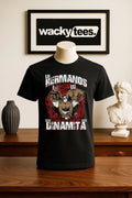 Lucha Libre Los Hermanos Dinamita Wrestling Style Graphic Tee Shirt