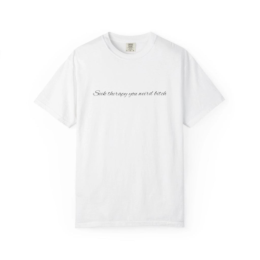 script text phrase T-Shirt | minimalist typography tee