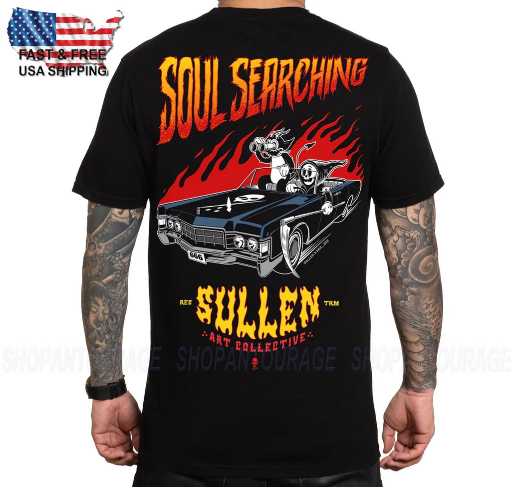 Sullen Art Collective Soul Searchin Premium SCM6911 T-Shirt da Uomo