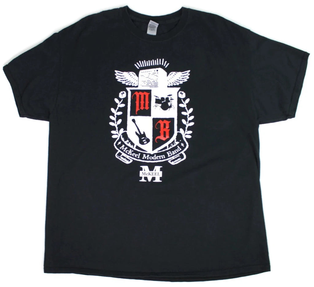 McKeel Modern Band Black T-Shirt Mens XL 100% Cotton