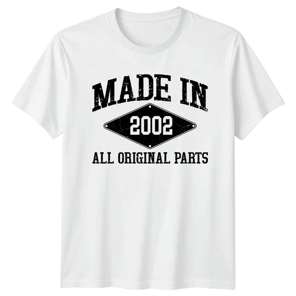Made In 2002 All Original T-Shirt 2002 Birthday 24th Birthday Gift For Him