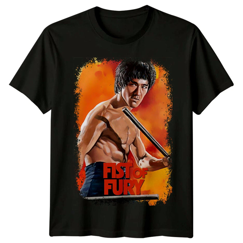 Fist of Fury (1972) Movie Poster Inspired T-Shirt Retro 70s Tee Unisex