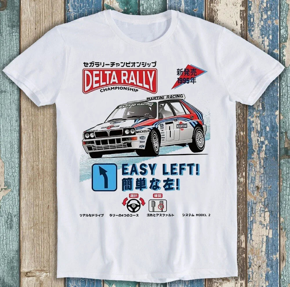 Martini Racing Delta Rally Arcade Funny Gift Tee T Shirt M1319