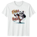 Panda Power Animal Pun Funny Kung Fu Panda Cartoon Graphic Men Women T-Shirt