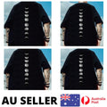 Lunar Changes Creativity Shirt Prints Male Cotton - AU Stock