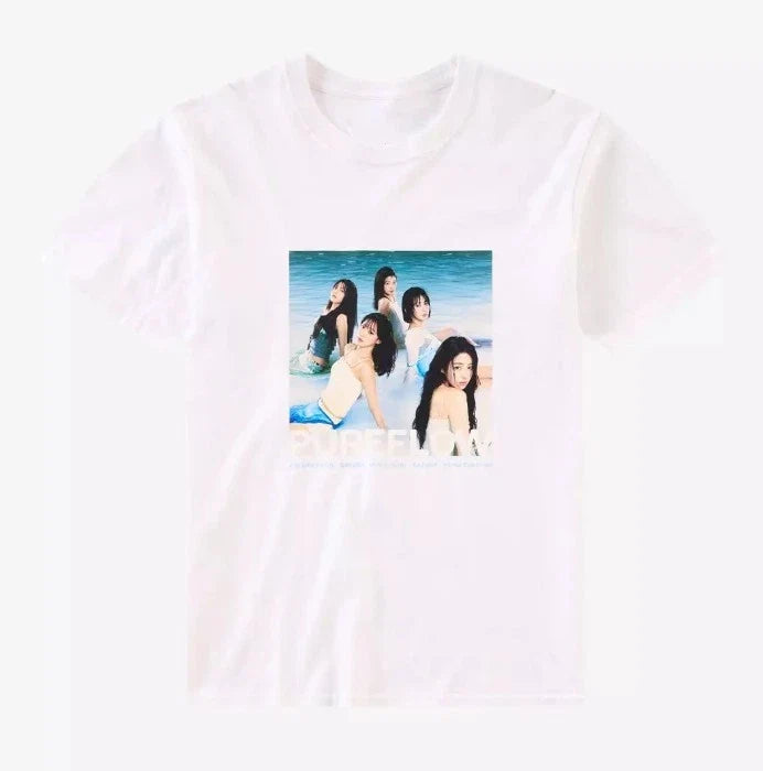LE SSERAFIM PUREFLOW Group Two Sided T-Shirt Size S-5XL