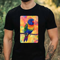 Men's Rainbow Lori Anime Style Print Cotton T-Shirt Size XS to 5XL