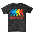 Men's Sasquatch Shirt - Bigfoot Silhouette Retro Pop Art Graphic T-Shirt