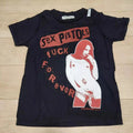 90s Sex Pistols Band Rare design black T shirt short sleeve tee reprint M455