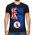 Tasmanien Grunge Flagge Herren T-Shirt Tasmanischer Hemd Jersey Geschenk