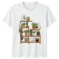 Cute Ghosts Love Indoor Plants T-Shirt Houseplant Gardening Plant Lover