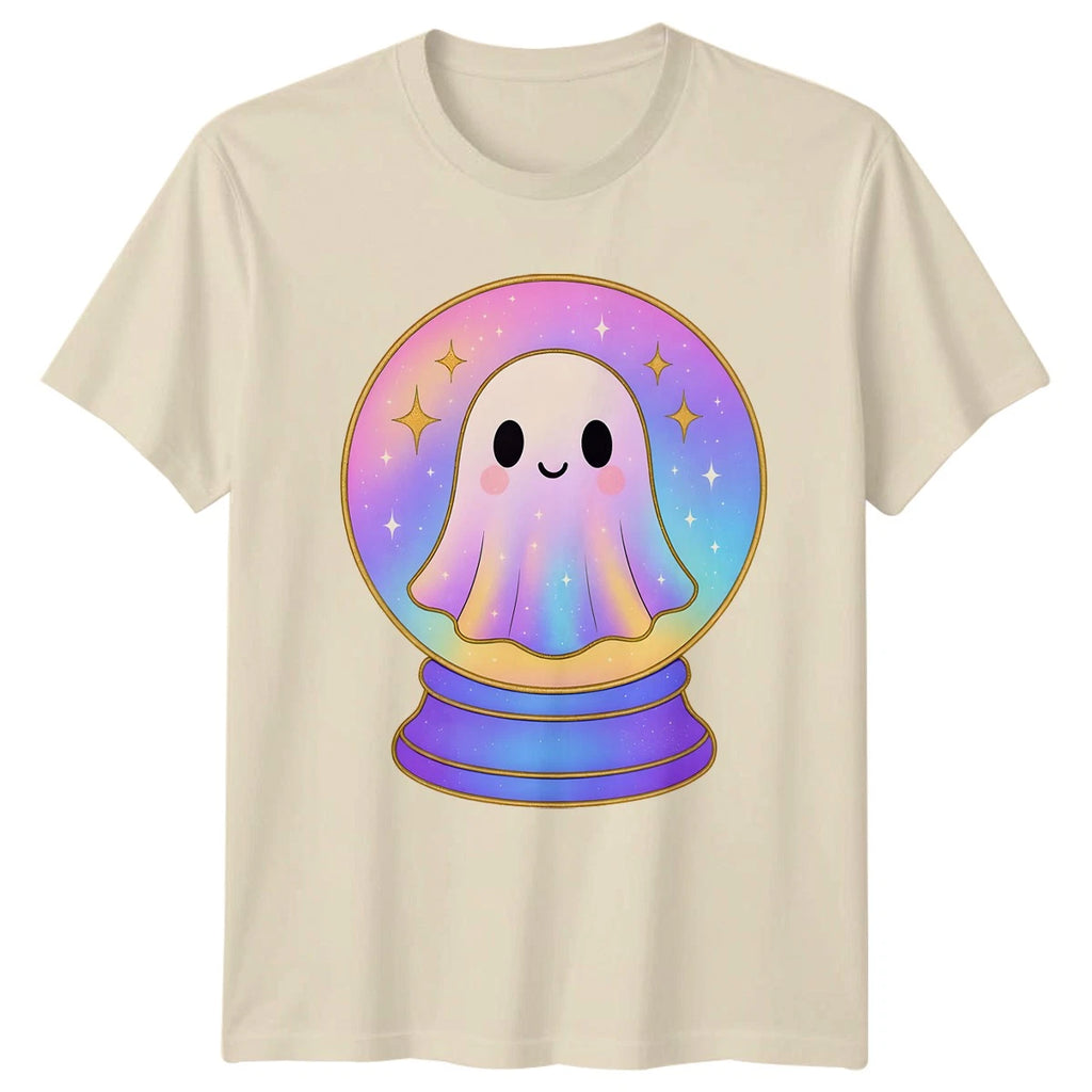 Kawaii Ghost Unisex T-Shirt Pastel Holographic Aesthetic Gift For Him And Her