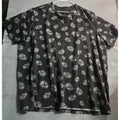 Unbranded Charcoal Gray All Over Skull Print T-Shirt Gothic Grunge Mens 3X-4X