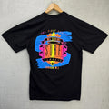First Annual Mt. Irvine Surf Classic Shirt Mens Medium Black Y2K Tobago WI