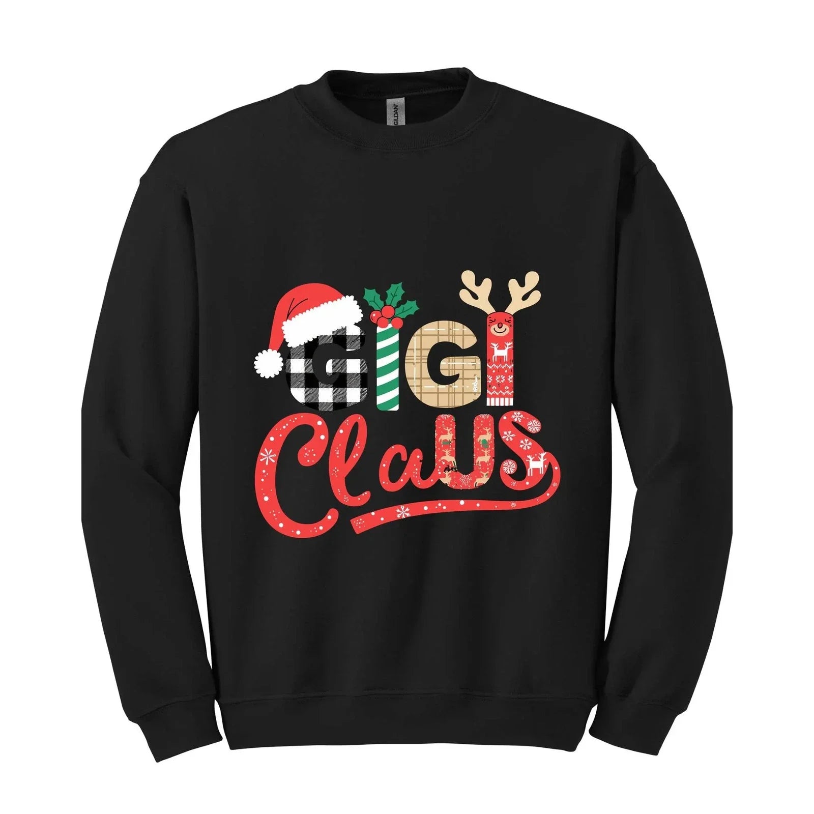 Gigi Claus Sweatshirt, Santa Claus Hoodie, Cute Gigi Hoodie, Grandma Hoodie, Fun