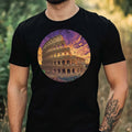 Mens Colosseum Illustration Motif Cotton T-Shirt Size XS to 5XL
